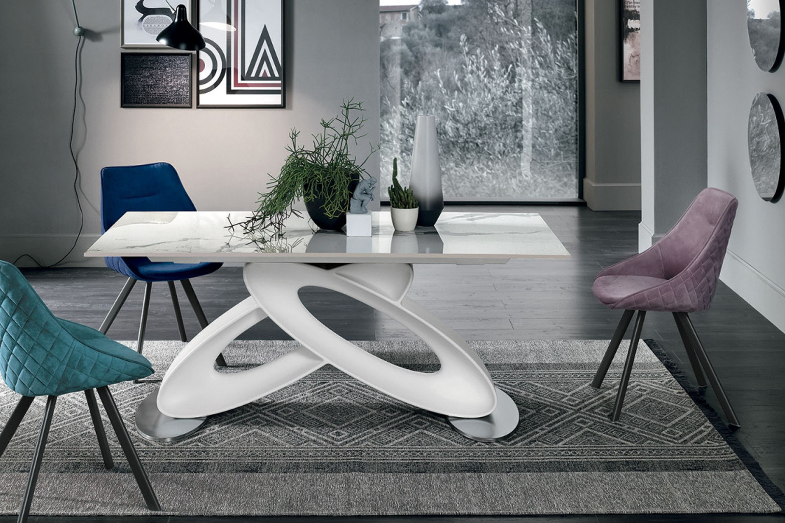 fix modern étkezőasztal