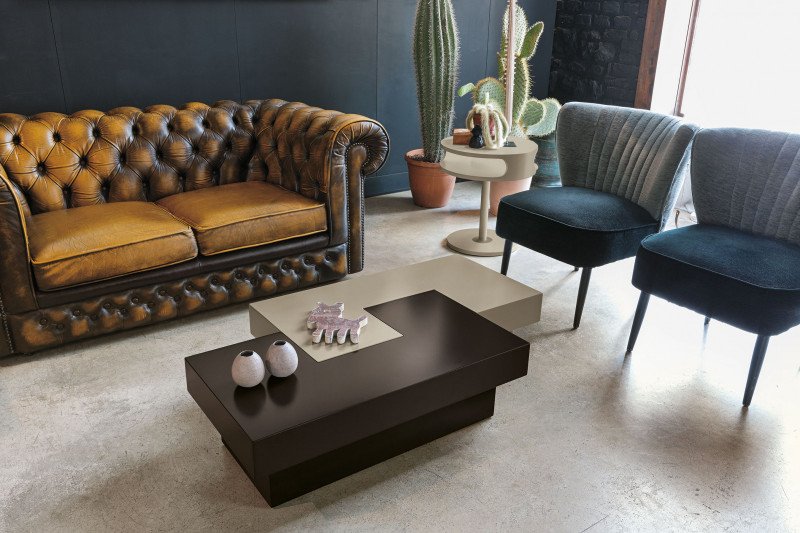 TETRIS exkluzív dohányzóasztal - 110cm MDF