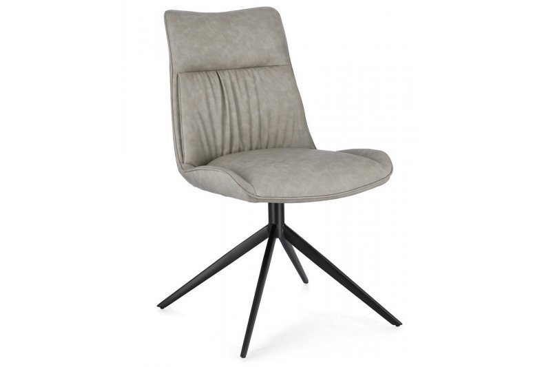 JORDAN design szék - taupe/antracit BIZZOTTO