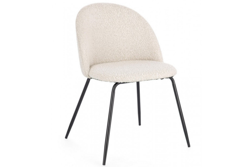TANYA modern boucle szék - beige BIZZOTTO