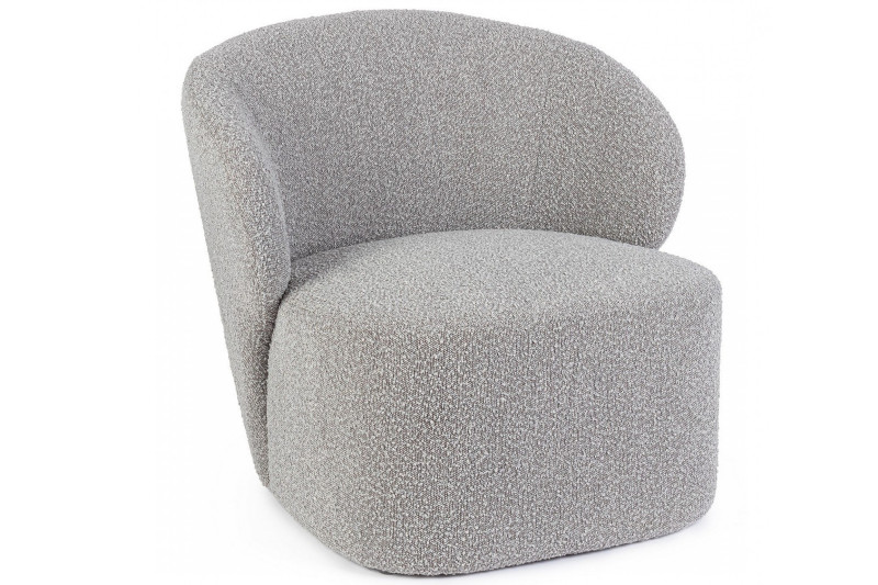 BABILA design boucle fotel - szürke/beige
