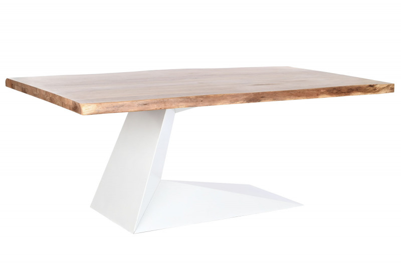 FLASH modern akác étkezőasztal - 200cm - fehér Étkezőasztalok