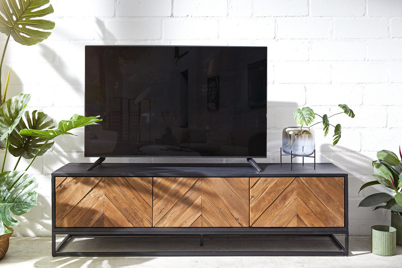 ROBINSON prémium mangófa TV-szekrény - 145cm bútor