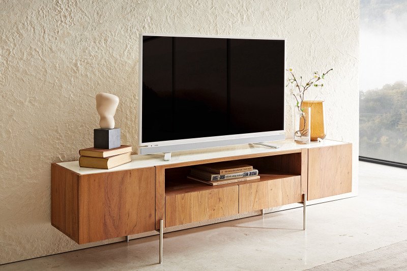 SECARA prémium akác TV-szekrény - 175/220cm bútor