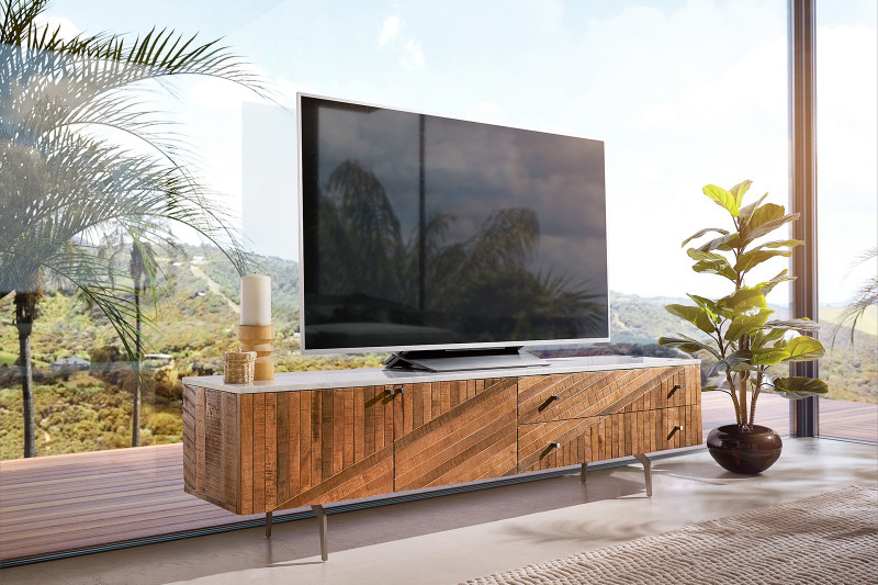 ROSSETTI prémium mangófa TV-szekrény - 175/200cm bútor