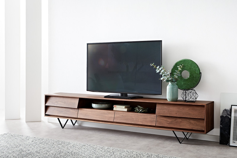 EVANS prémium akác TV-szekrény - 240cm bútor