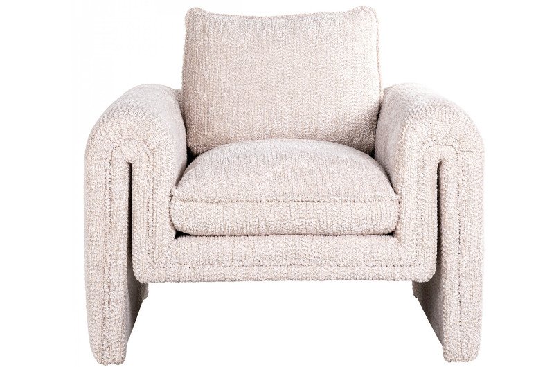 SANDREL exkluzív fotel - beige/tóp RICHMOND