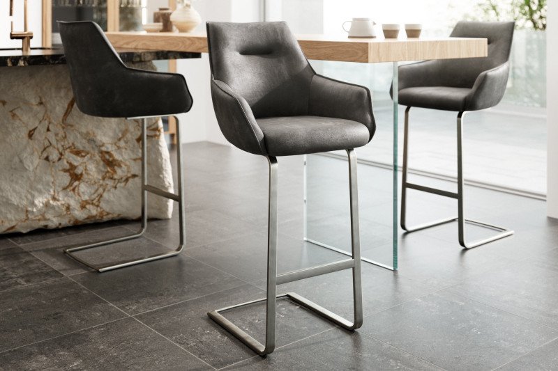 HARMONIA prémium bárszék - antracit DELIFE