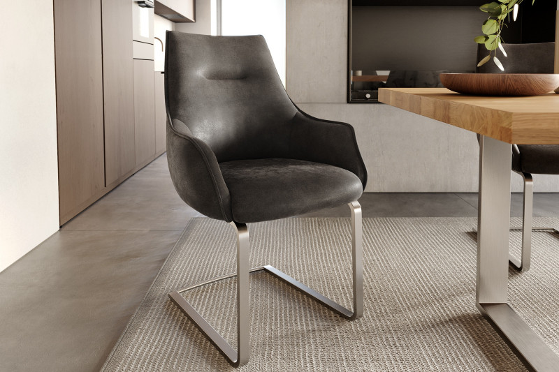 HARMONIA prémium étkezőszék - antracit DELIFE