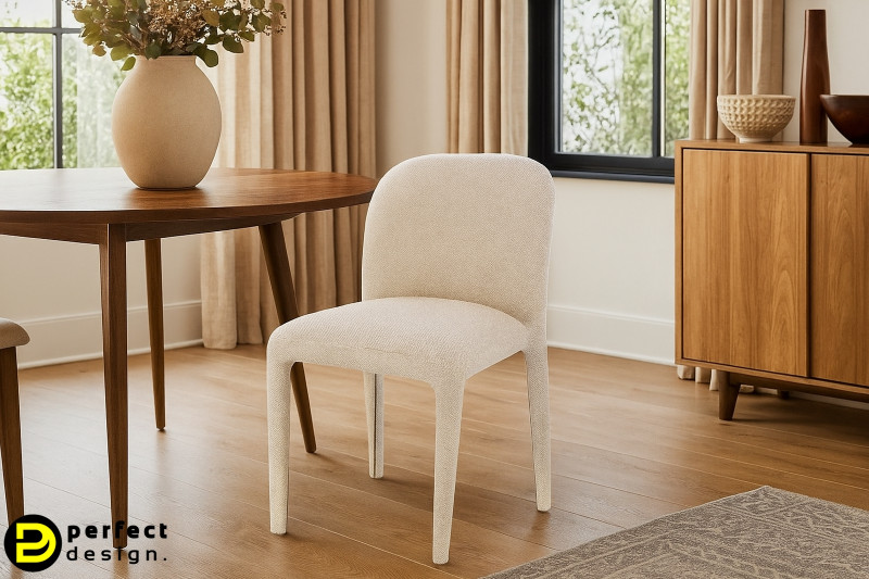 NOVERA modern boucle szék - beige/terrakotta/szürke/zöld BIZZOTTO