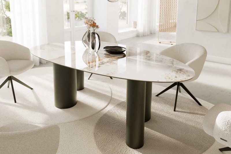 VERANO prémium kerámia étkezőasztal - 220cm