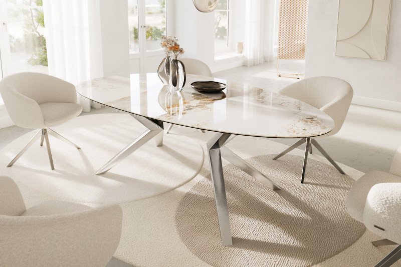 VERANO II prémium kerámia étkezőasztal - 220cm