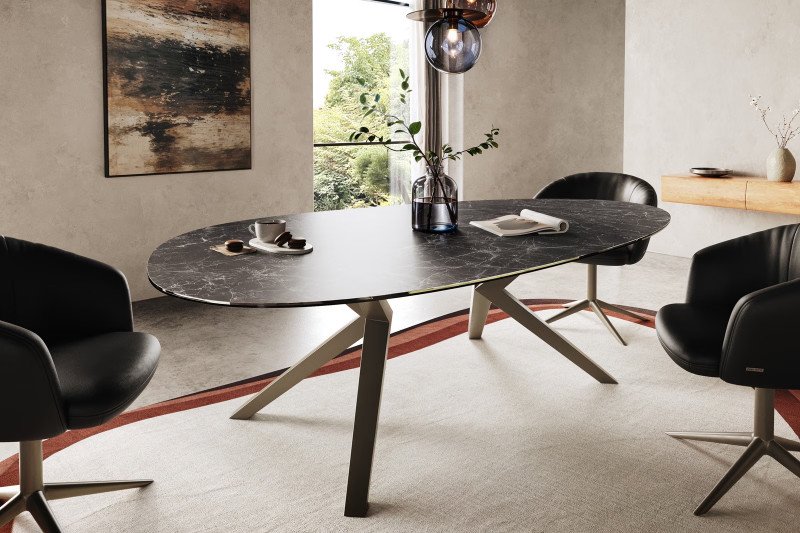 CERAMO II prémium kerámia étkezőasztal - 220cm