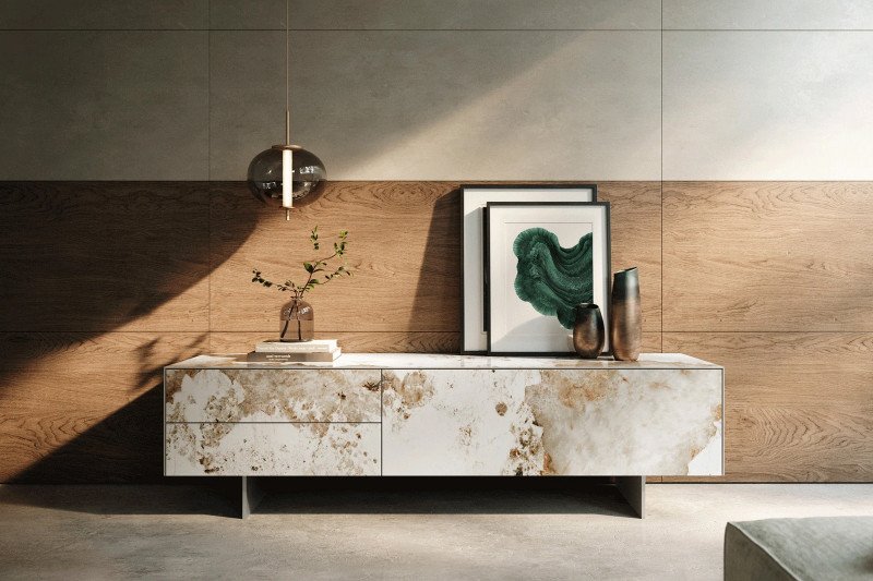 LITHOS  prémium kerámia TV-szekrény - 180/220cm bútor