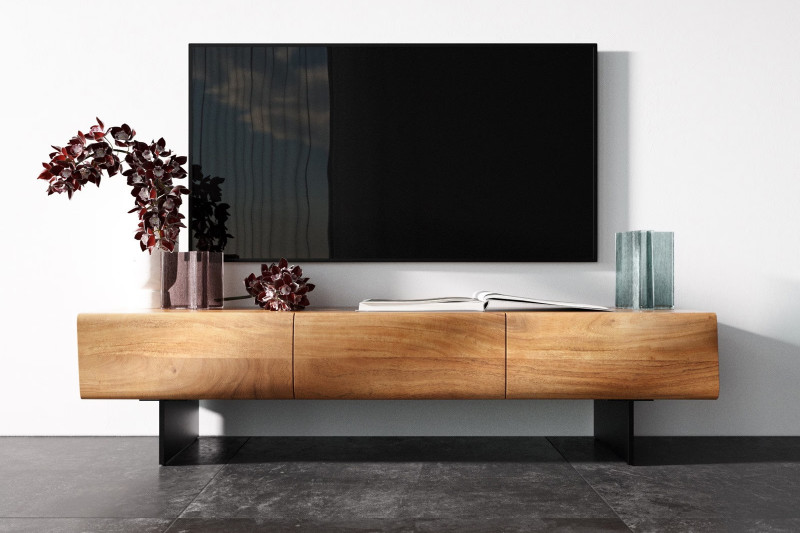 LOVECRAFT-II prémium akác TV-szekrény - 145/175/200cm bútor