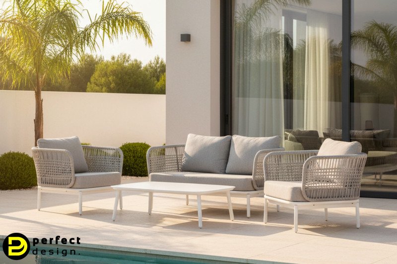 GALIO prémium kültéri szett - szürke/antracit GRATTONI