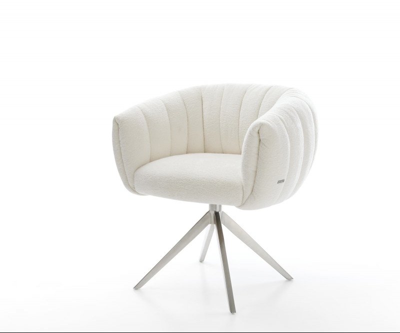 MOIRA-II prémium boucle étkezőszék - beige/szürke