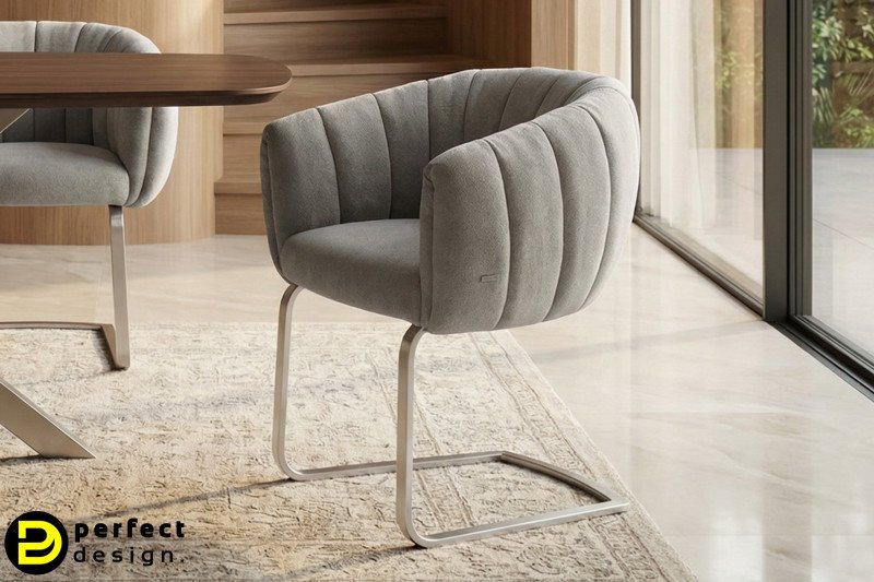 MOIRA prémium étkezőszék - szürke DELIFE