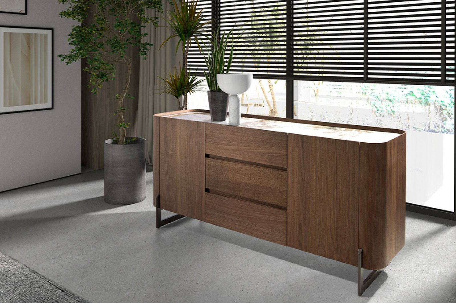 Tökéletes egyensúly a funkcionalitás és az esztétika között – dió színű komódok, amelyek meghatározzák az enteriőrt