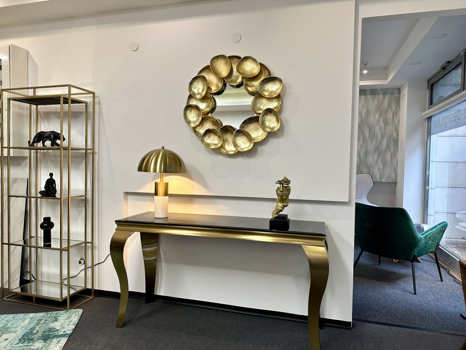 Prémium lakberendezés: arany színvilág