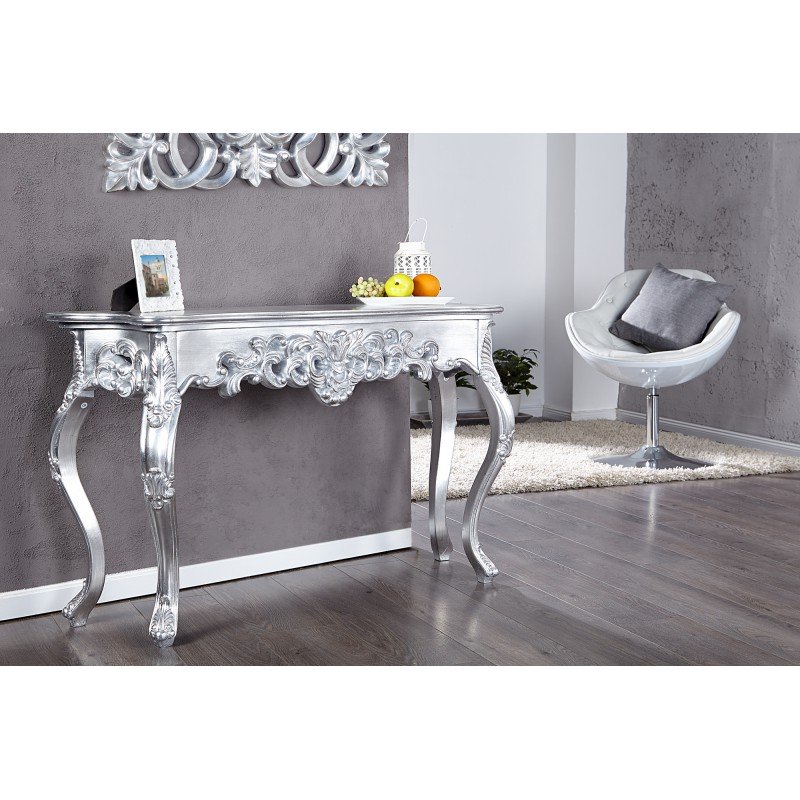 VENICE design konzolasztal 110cm - ezüst