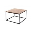 FUSIO tömör rózsafa dohányzóasztal  - 70cm