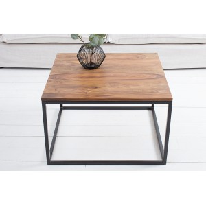 FUSIO tömör rózsafa dohányzóasztal  - 70cm