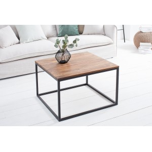 FUSIO tömör rózsafa dohányzóasztal  - 70cm