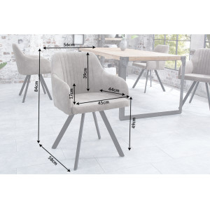 VIBE design szék - taupe