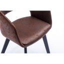 NORDIC STAR design szék - kávé