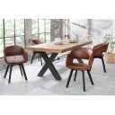 NORDIC STAR design szék - kávé