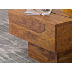 SIRA tömör rózsafa design dohányzóasztal