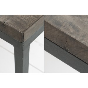 MONDALI DARK design mangófa lerakóasztal - 60cm
