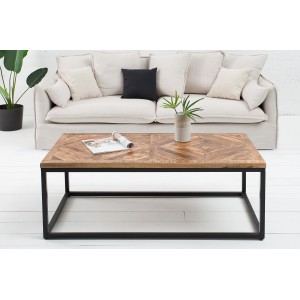MONDALI design mangófa dohányzóasztal - 100cm