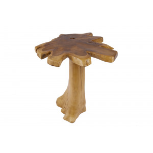STUMP tömör teakfa lerakóasztal