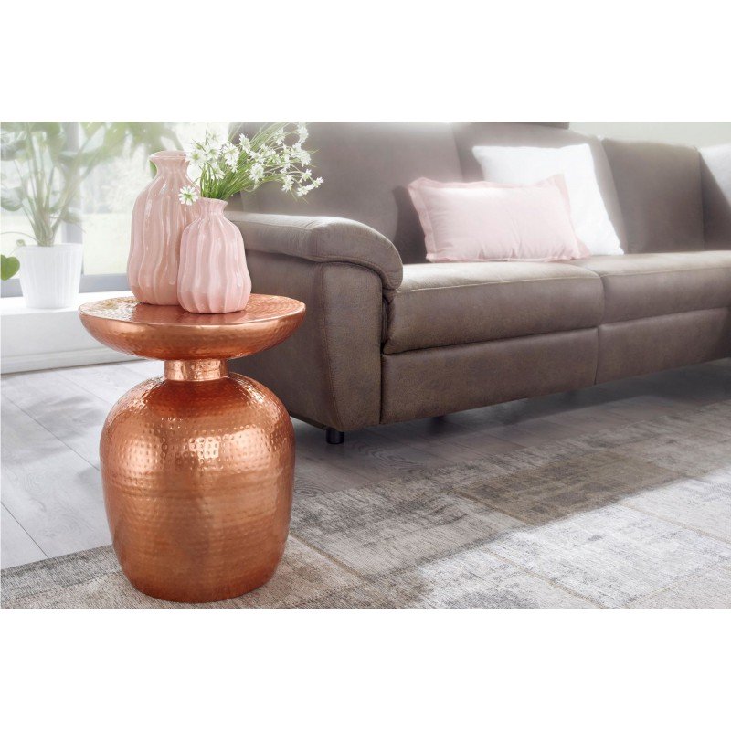 DELYA alumínium lerakóasztal - réz