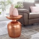 DELYA alumínium lerakóasztal - réz