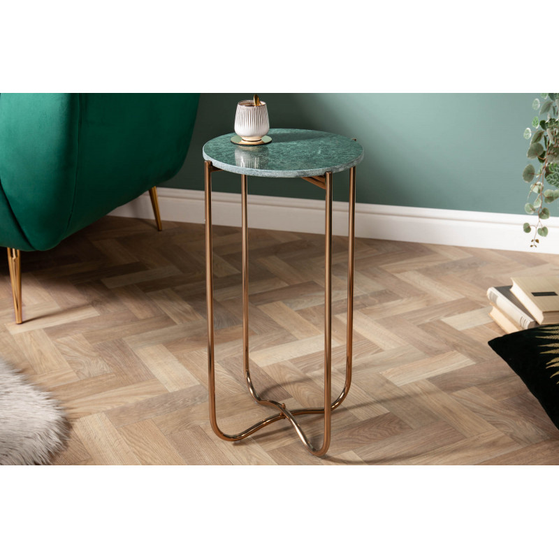 MARBLE design márvány lerakóasztal - zöld