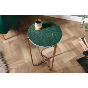 MARBLE design márvány lerakóasztal - zöld