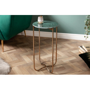 MARBLE design márvány lerakóasztal - zöld INVICTA
