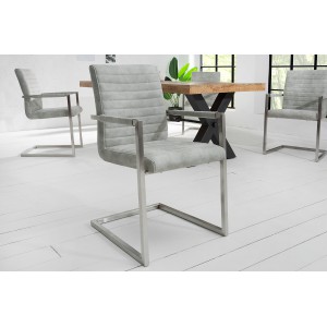 IMPERIAL design szék - szürke INVICTA