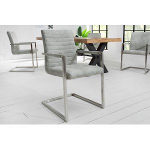 IMPERIAL design szék - szürke INVICTA