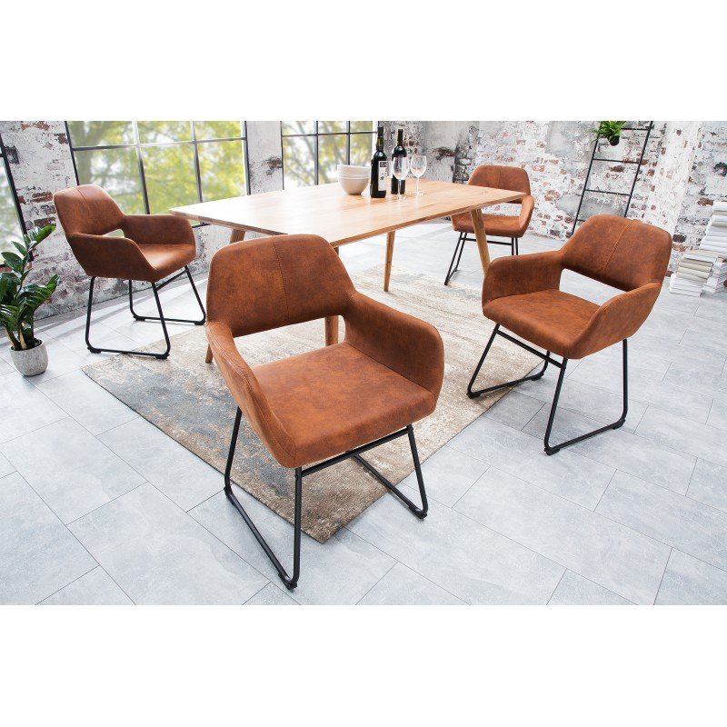 DALLAS modern szék - antik barna