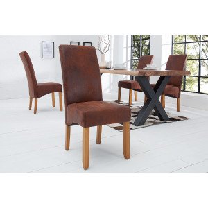 VALENTINO modern étkezőszék - light coffee INVICTA