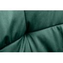 BERNARD design bársony szék - zöld