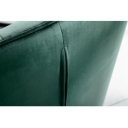 BERNARD design bársony szék - zöld