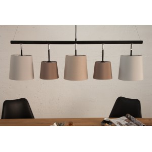 LEVEL modern függőlámpa - beige