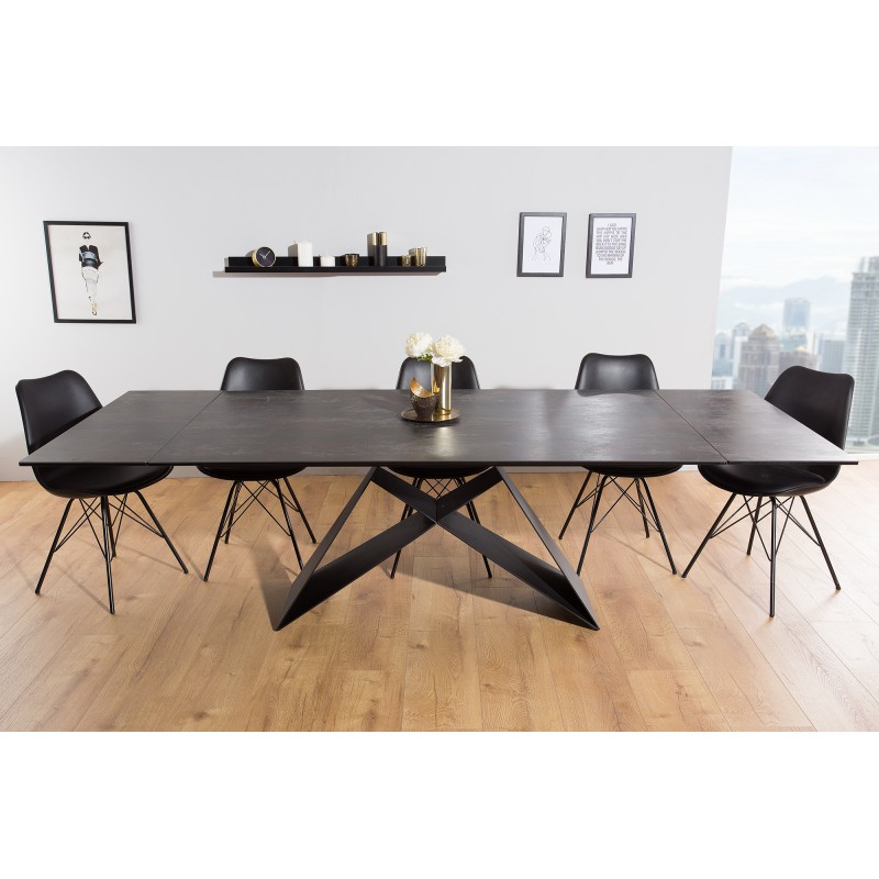 ARTISTIC DARK design bővíthető étkezőasztal - 180-260cm