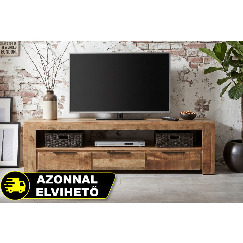 CRAFTER tömör mangófa TV - szekrény - 170cm