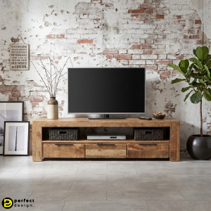 CRAFTER tömör mangófa TV - szekrény - 170cm